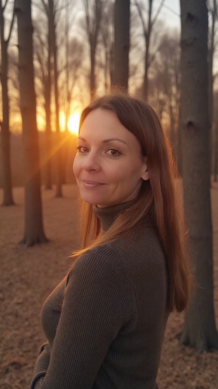 Melli im Herbstwald